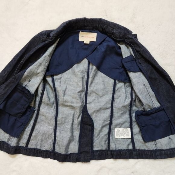 Anthropologie Pilcro And The Letterpress Denim Jacket Size Small - Picture 12 of 16